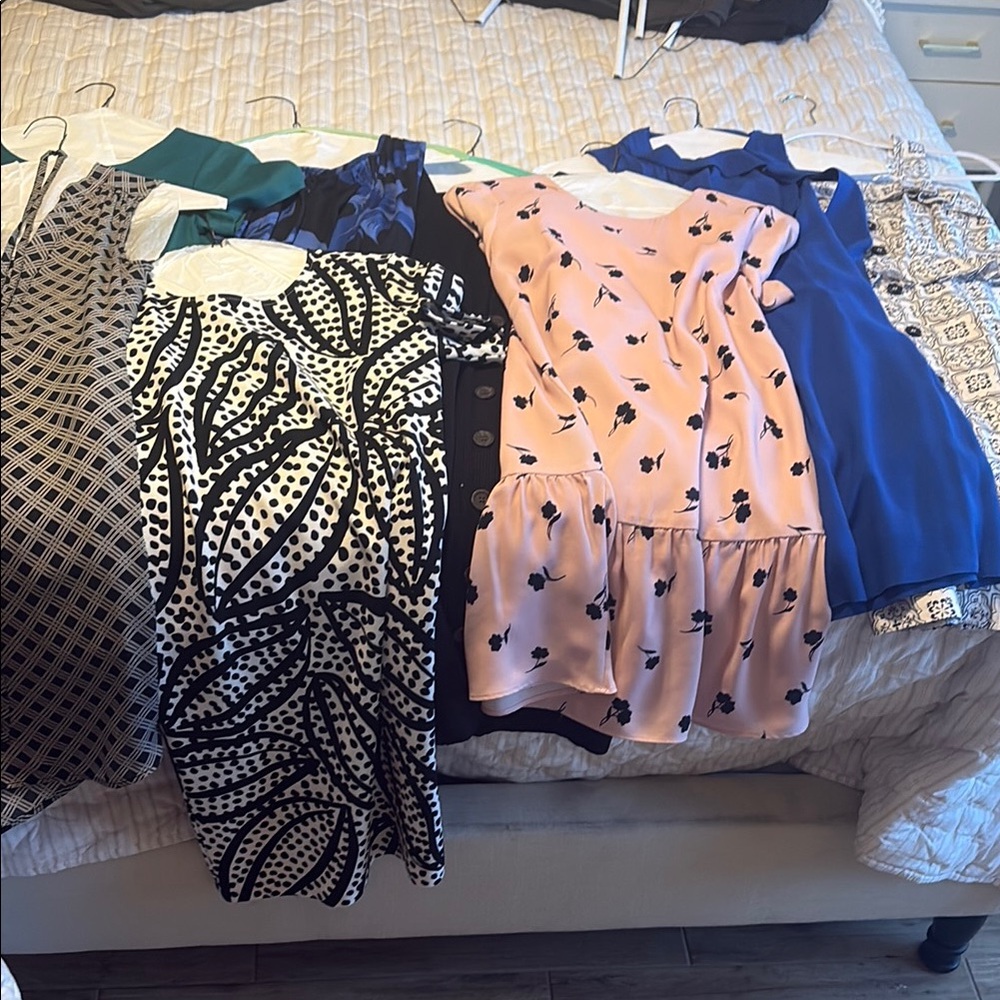 Bundle of 8 dresses Ann Taylor and H&M Work Dresses